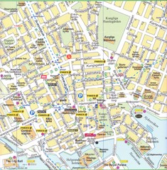 Stockholm downtown Map