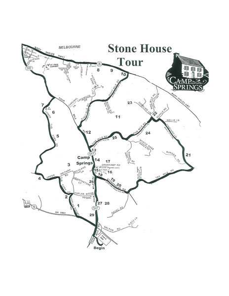 Stone House Trail Map