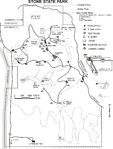 Stone State Park Map