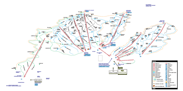 Stowe Mountain Resort Ski Trail Map