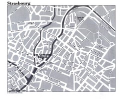 Strasbourg City Map