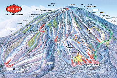 Stratton Mountain Resort Ski Trail Map