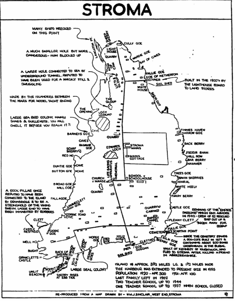 Stroma Tourist Map