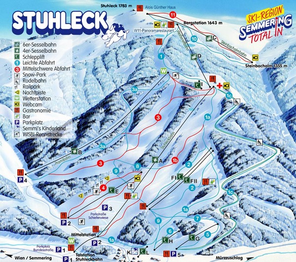 Stuhleck – Spital am Semmering Ski Trail Map