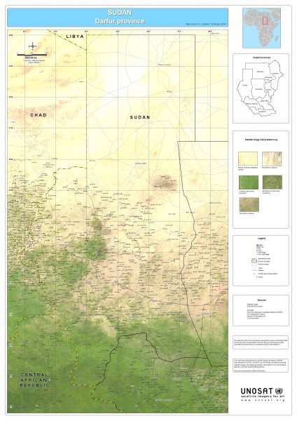 Sudan Darfur Province Map