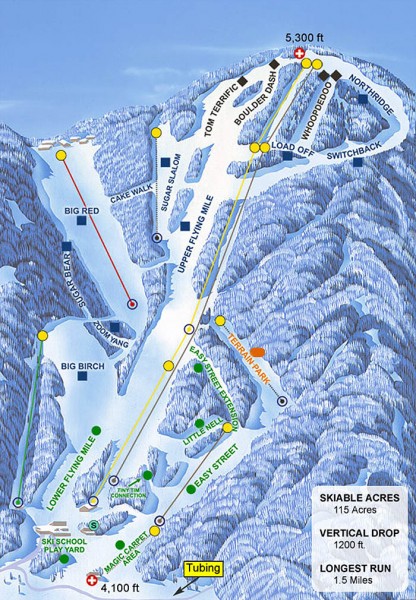 Sugar Mountain Ski Trail Map