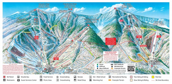 Sugarbush Resort ski trail map 2006-07