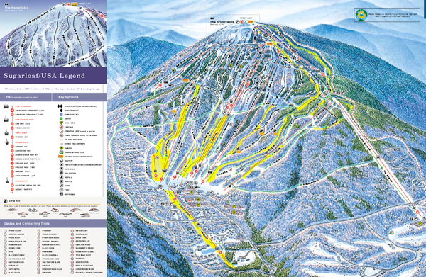 Sugarloaf Ski Trail Map