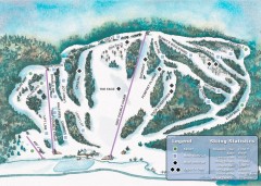 Suicide Six Ski Trail map