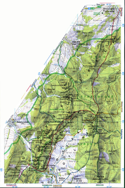 Sulovske vrchy Map