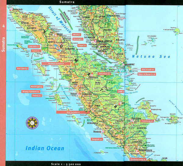 Sumatra Overview Map