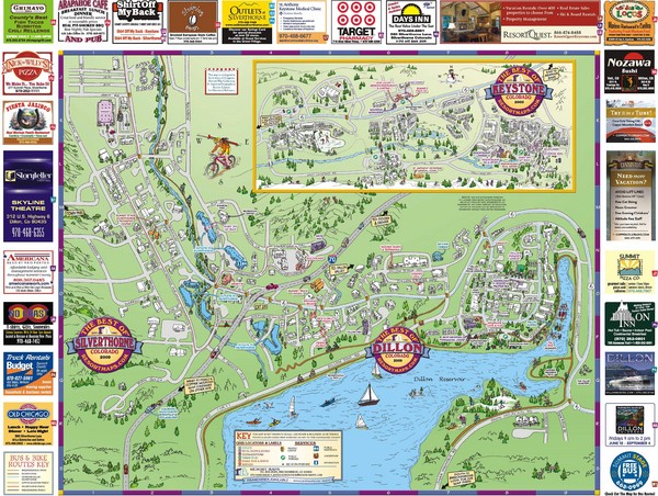 Summit County Resort Maps Map