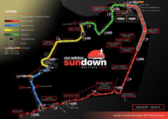 Sundown Marathon Route Map