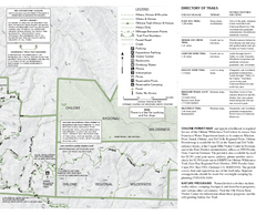 Sunol Regional Wilderness Trail Map - East