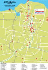 Surabaya Tourist Map