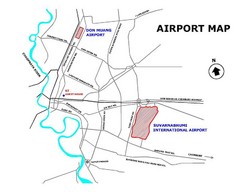 Suvamabhumi Airports Map