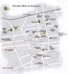 Suzhou City Tourist Map