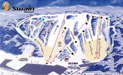 Swain Ski Trail Map