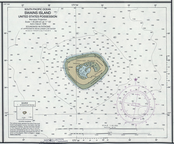 Swain's Island Map