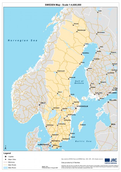 Sweden Map