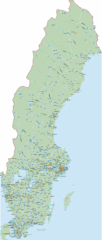 Sweden Road Map