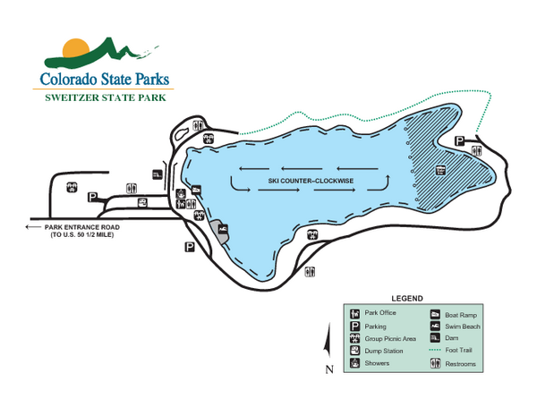 Sweitzer Lake State Park Map
