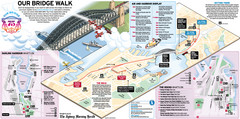 Sydney Harbour Bridge 75th Anniversary Walk Map