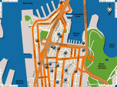 Sydney Hotel Map
