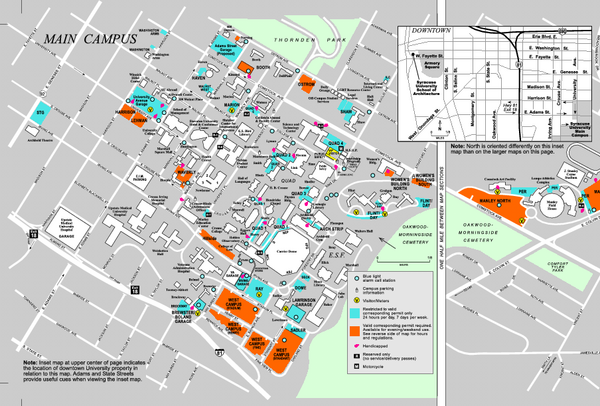 Syracuse University Map