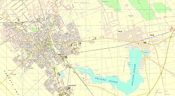 Szabadka és környéke Map