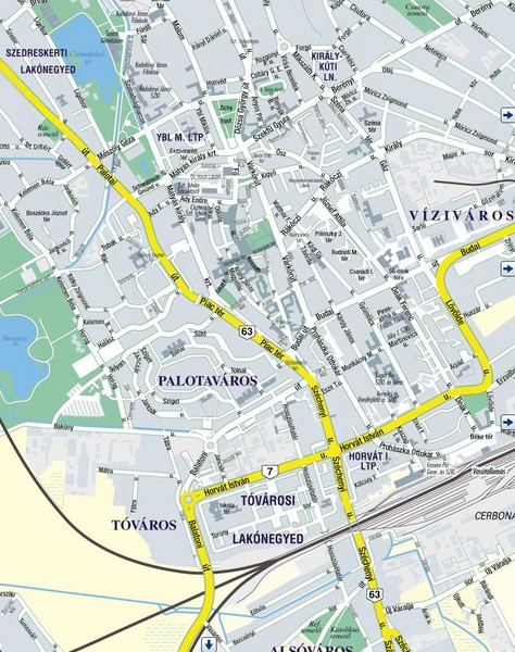Székesfehérvár City Map
