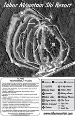 Tabor Mountain 2005–08 Tabor Downhill Map