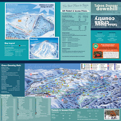 Tahoe Donner Cross Country Ski Trail Map