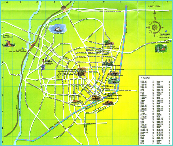 Taichung City map