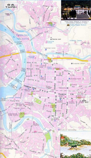 Taipei Tourist Map