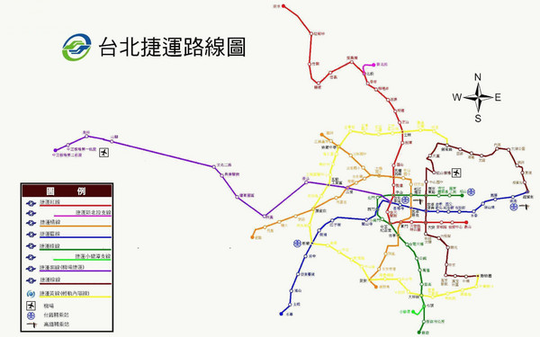 Taiwan Public Transportation Map