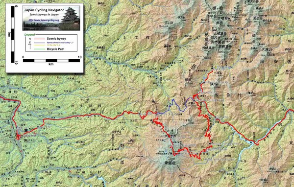 Takayama Bike Trail Map
