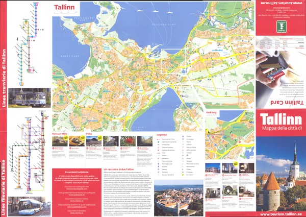 Tallinn guide side-1 Map - tallinn • mappery