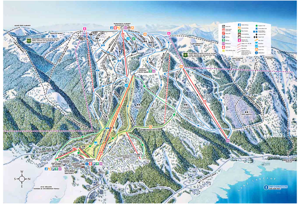 Tamarack Resort Ski Trail Map