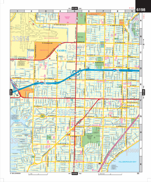 Tampa, Florida City Map