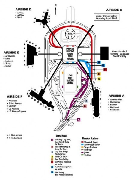 Tampa International Airport Map