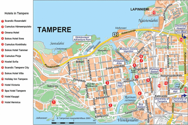 Street map Turku Finland PDF