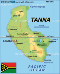 Tanna island Map