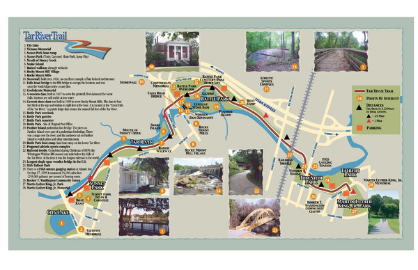 Tar Riverm Trail Map