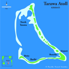 Tarawa atoll Map