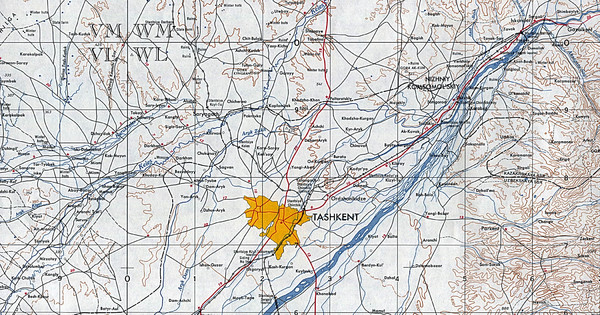 Tashkent Area Map