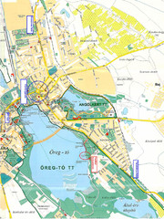Tatai Öreg-tó Map