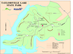 Taylorsville Lake State Park Map