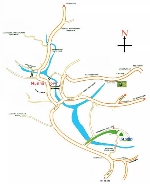 Tea Valley Resort Map