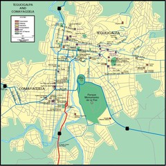Tegucigalpa Map